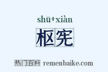枢宪是什么意思的图片